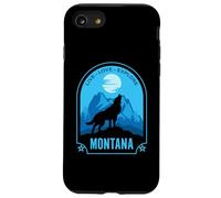 Montana Live Love Explore Howling Wolf Design Case for iPhone SE (2020) / 7/8