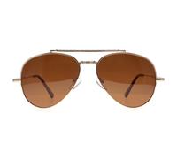 Montana Eyewear MP185 Polarized MP185A Men's Sunglasses Gold Size 58