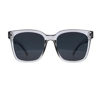 montana Men's Square Shiny Clear Grey Grey Polarized MP72 montana Grey One Size