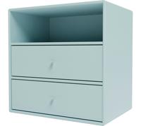 Montana - Mini 1006 Shelf With Two Drawers, Flint - Flint