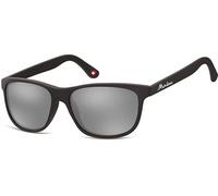 Montana MS48B Sunglasses, Matte Black, 58 Unisex-Adult, black matt