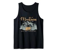 Montana PNW Nature Lover Bear Vintage Pride Tank Top