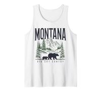 Montana PNW Nature Lover Bear Vintage Pride Tank Top
