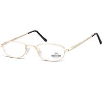 Montana Readers MR63 Men's Glasses, Gold, Size +1.50