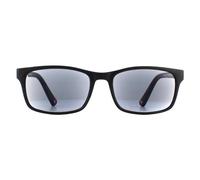 Montana Rectangle Black Grey Readers +2.00 Sunglasses Black