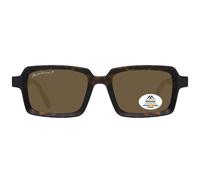 montana Rectangle Matte Turtle Brown Polarized MP57