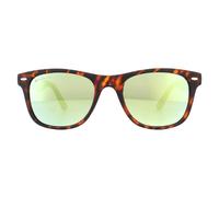 Montana Rectangle Matte Turtle Brown Rubbertouch Gold Pink Sunglasses Brown One Size