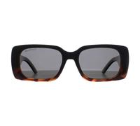 Montana Rectangle Shiny Black Turtle Smoke Polarized Mp194 Black One Size