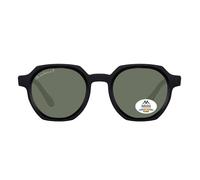 montana Round Matte Black Green Polarized MP62