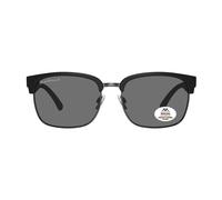montana Round Matte Black Gunmetal Grey Polarized MP192