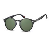 Montana Round Shiny Black Green S20 Black