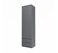 Montana Selection Attire I Wardrobe With Pedestal 36-Coal