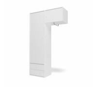 Montana Selection Attire II Wardrobe With Hanging Rail 101-NewWhite