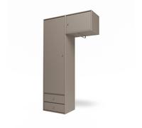 Montana Selection Attire II Wardrobe With Hanging Rail 141-Truffle