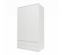 Montana Selection Attire IIII Wardrobe With Hanging Rail 01-White