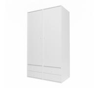 Montana Selection Attire IIII Wardrobe With Hanging Rail 101-NewWhite