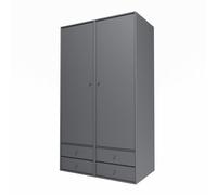 Montana Selection Attire IIII Wardrobe With Hanging Rail 36-Coal