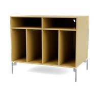 Montana Selection SPIN I Vinyl Shelving 157-Cumin/01- Chrome