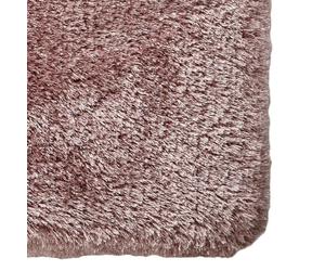 Montana Shaggy Round Circle Rugs in Rose Pink Thick Soft Plain Pile Luxury Mats 150x150cm