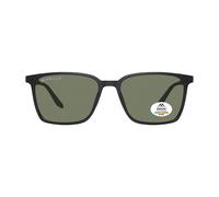 montana Square Matte Black G-15 Green Polarized MP186