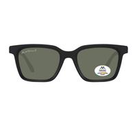 montana Square Matte Black Green Polarized MP58