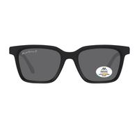 montana Square Matte Black Grey Polarized MP58