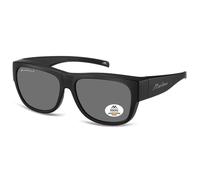 Montana Square Matte Black Smoke Polarized Fo10 Black