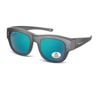 montana Square Matte Grey Green Mirror Polarized FO7