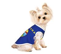 Montana State Flag Print Dog Shirt Summer Lightweight Pet T Shirts Soft Breathable Stretchy Cats Dogs Tee Shirt