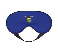 Montana State Flag Print Functionality Eye Mask Sleep Lightweight Travel Yoga Camping Outdoors Relaxation