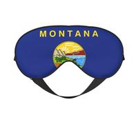 Montana State Flag Sleep Eye Mas Updated Design Light Blocking Night Eye Blinder Men Women Shift Travel Gifts