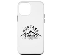 Montana The Treasure State Est. 1889 Vintage Mountains Gift Case for iPhone 12 mini