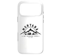 Montana The Treasure State Est. 1889 Vintage Mountains Gift Case for iPhone 17 Pro Max