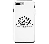 Montana The Treasure State Est. 1889 Vintage Mountains Gift Case for iPhone 7 Plus/8 Plus