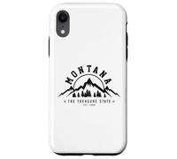Montana The Treasure State Est. 1889 Vintage Mountains Gift Case for iPhone XR