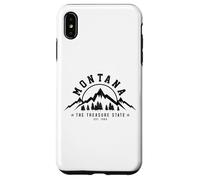 Montana The Treasure State Est. 1889 Vintage Mountains Gift Case for iPhone XS Max