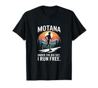 Montana Under The Big Sky I Run Free T-Shirt