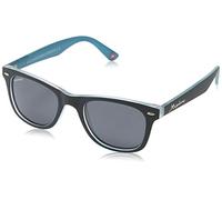 Montana Unisex MP41 Sunglasses, Multicoloured (Black/Blue/Smoke Lenses), One Size