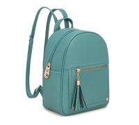 Montana West Medium Backpack Purse for Women Anti Theft Backpack with Secured Zipper & Tassel, Mini Turquoise, M