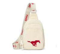 Montana West NCAA Sling Bag Quilted Crossbody Bags for Women/Men, Multiple Pockets Crossbody Sling Bags for Gift, Game Day
