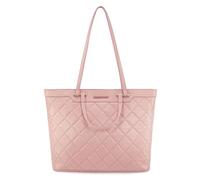 Montana West Quilted Tote Bag for Women Large Shoulder Bag Fashion Handbags with Top Zipper, Angels-hot Pink, L