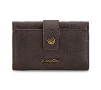Montana West Small Wallets Woman Trifold RFID Blocking Wallet Ladies Female Credit Card Wallet Western Travel Wallets with ID Window, Coffee, 5.2" x 0.6" x 3.6", Western