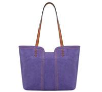 Montana West Tote Bag for Women Top Handle Satchel Purse Oversized Shoulder Handbag Hobo Bags, True Purple