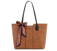 Montana West Tote Bags for Women Medium Top Handle Satchel Purses, Amber Brown, Medium