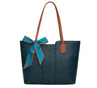 Montana West Tote Bags for Women Medium Top Handle Satchel Purses, Teal Blue, Large