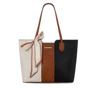 Montana West Tote Bags for Women Medium Top Handle Satchel Purses, Three Chocolate B, Medium