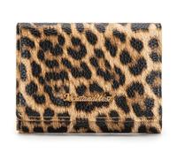 Montana West Wallet Women Small Trifold Wallet RFID Blocking Minimalist Wallets with ID Window, Z Leopard Brown, Small