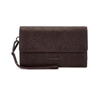 Montana West Wallets for Women Large Phone Wristlet Wallets Trifold Money Organizers with Coin Purse and Wrist Strap, Coffee, Western