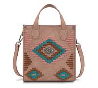 Montana West Western Women's Crossbody Handbag Ladies Small Crossbody Bags for Women Designer Top Handle Handbags, Aztec-dark Pink, S