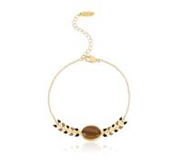 Montana West Wrangler 18K Gold-Plated Chain Bracelet for Women Adjustable Jewelry, 6.5 " - 7.5 ", Copper, no gemstone